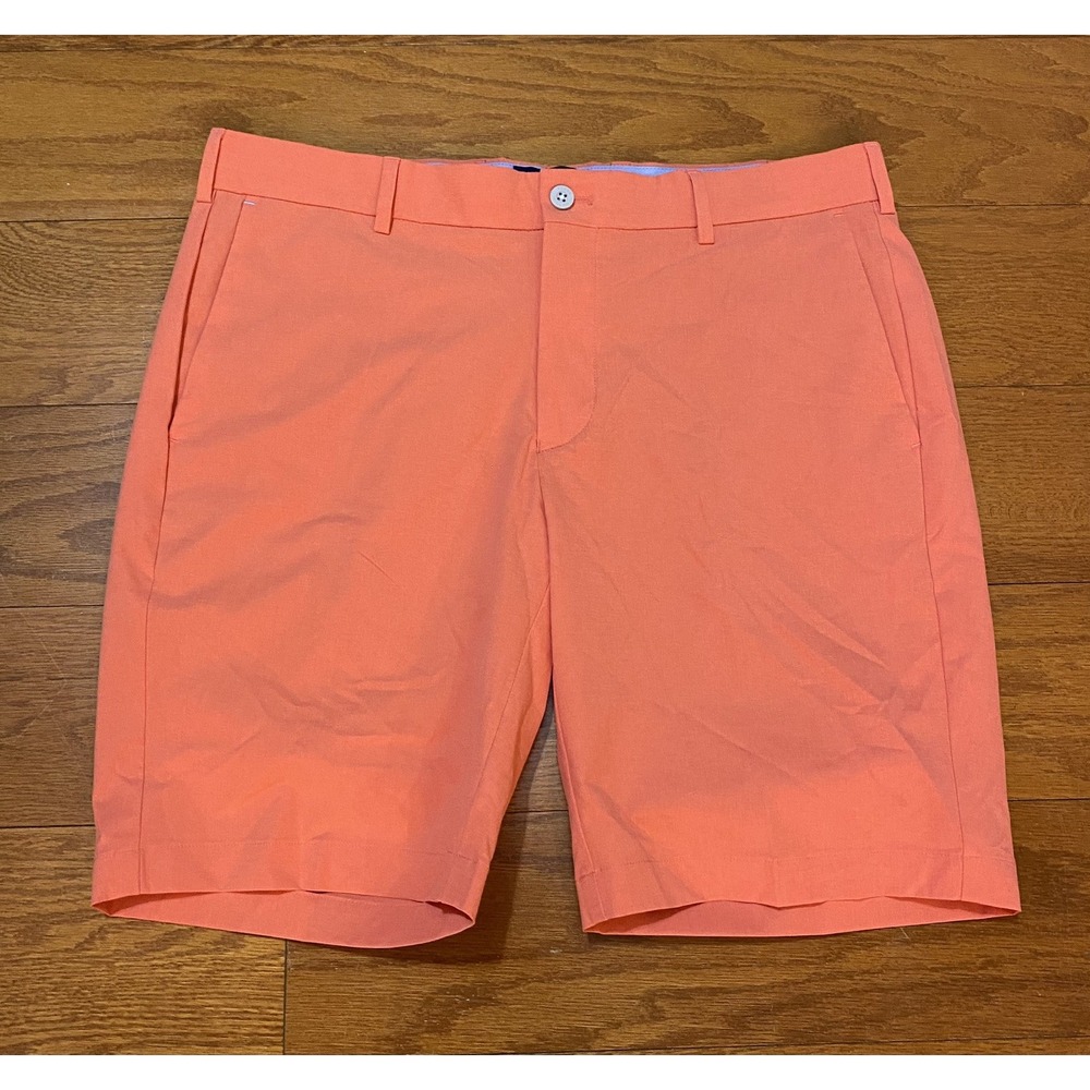 Peter Millar Men's 34 Surge Crown Coral Crafted Shorts Tailored Fit NWOT
